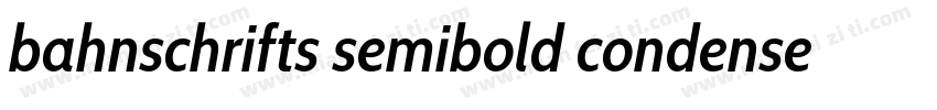 bahnschrifts semibold condensed字体转换
